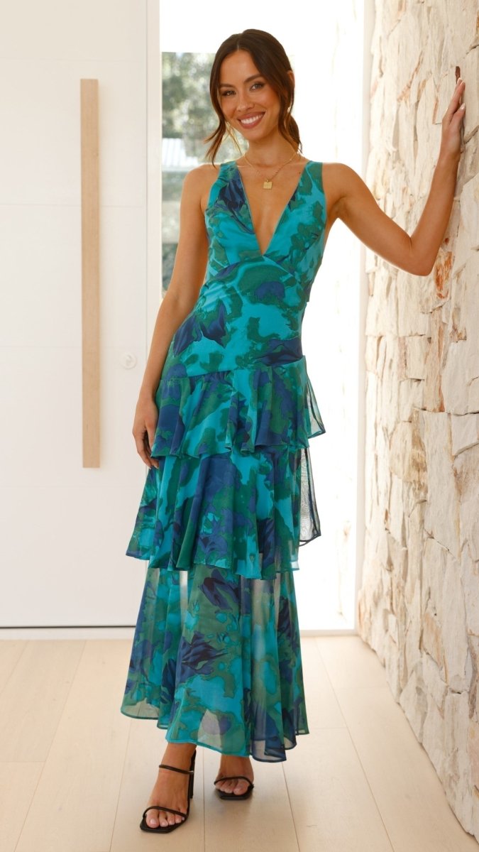 Elie™ | Vestido Maxi Elegante Para Um Estilo De Verão Descontraído - | Benedita Lisboa