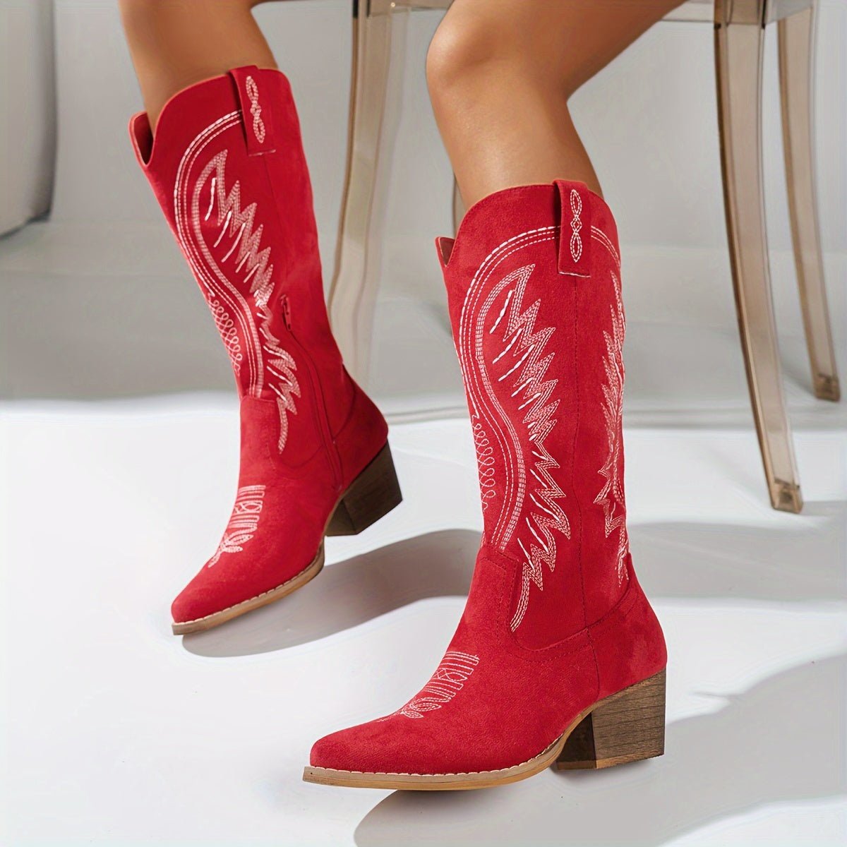 Elin™ | Botas Cowboy Femininas - | Benedita Lisboa