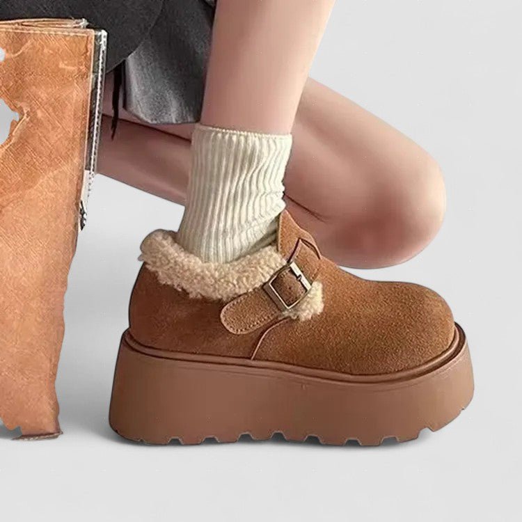 Elisa™ |Botas com plataforma elegante para o inverno com um toque moderno - | Benedita Lisboa