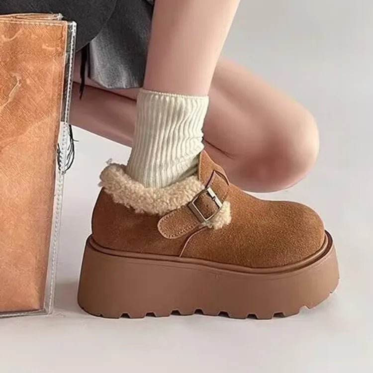 Elisa™ |Botas com plataforma elegante para o inverno com um toque moderno - | Benedita Lisboa