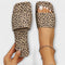 Elisabete™ | Mocassins rasos com estampado de leopardo - | Benedita Lisboa