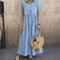 ELIZABETH | VESTIDO MIDI COM BOTÕES À FRENTE - | Benedita Lisboa