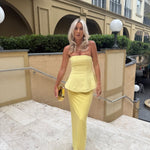 Elliana™ | Vestido Maxi Elegance - | Benedita Lisboa
