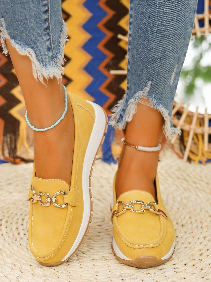 Ellie™ | Sapatos Rasos com Fivela - | Benedita Lisboa