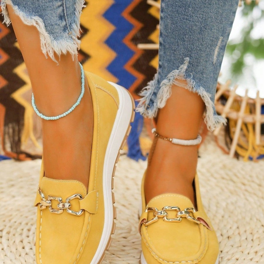 Ellie™ | Sapatos Rasos com Fivela - | Benedita Lisboa