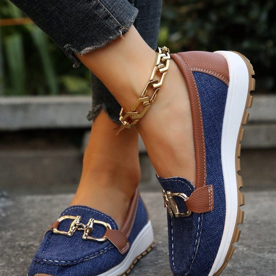 Ellie™ | Sapatos Rasos com Fivela - | Benedita Lisboa