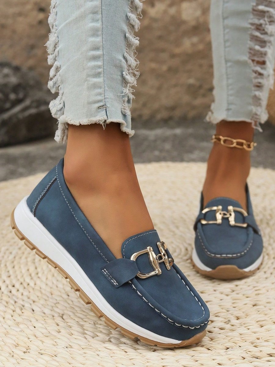 Ellie™ | Sapatos Rasos com Fivela - | Benedita Lisboa