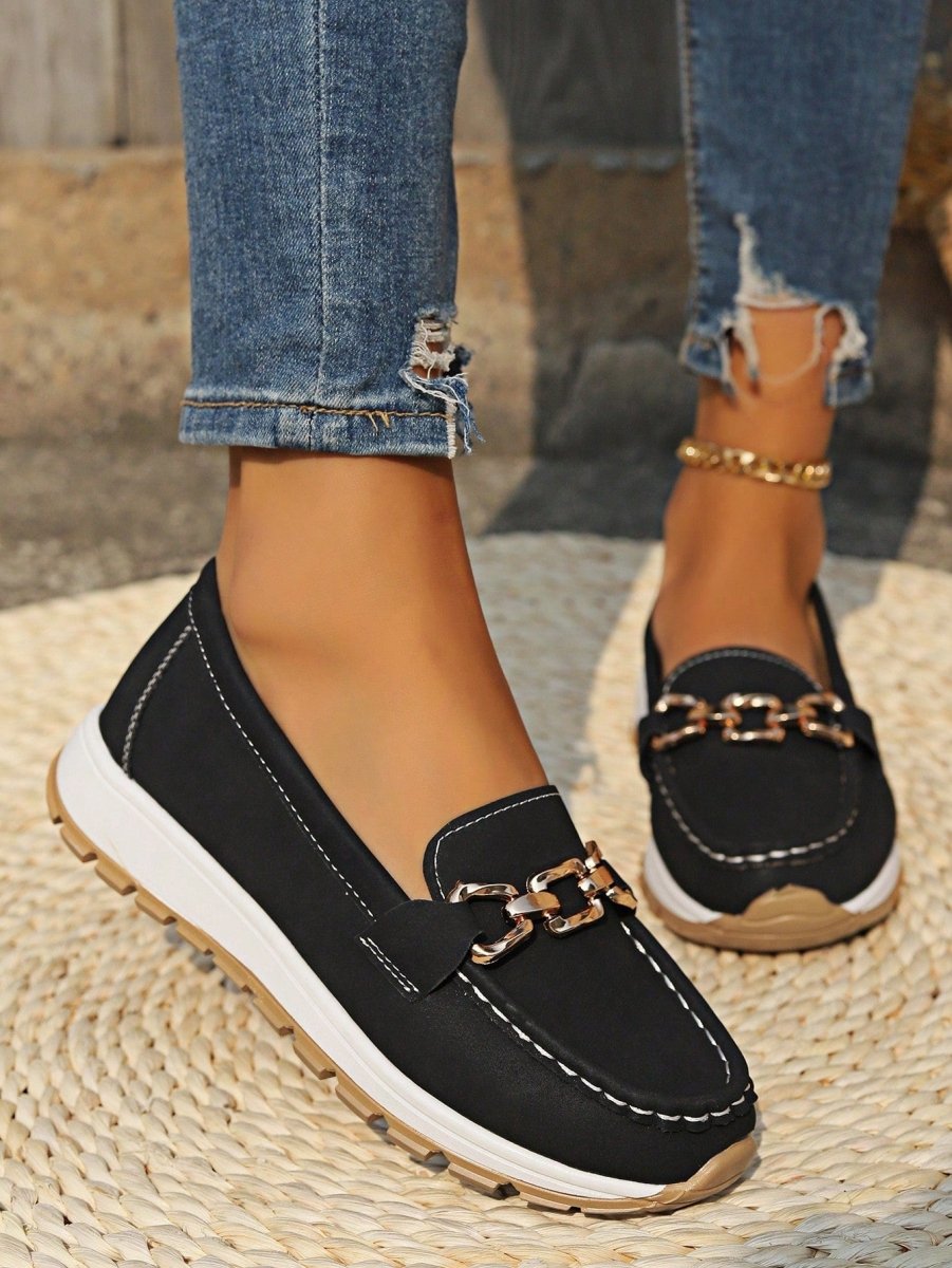 Ellie™ | Sapatos Rasos com Fivela - | Benedita Lisboa