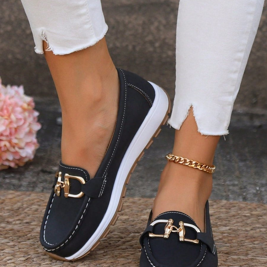 Ellie™ | Sapatos Rasos com Fivela - | Benedita Lisboa