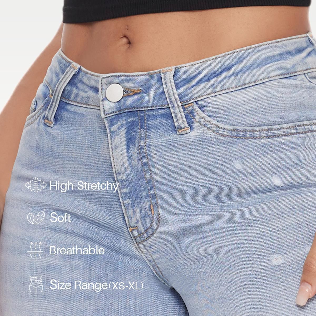 Emanuela™ | Jeans Elásticas Modeladoras - 0 | Benedita Lisboa