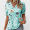 Emily™ | Blusa com decote em V - | Benedita Lisboa