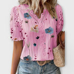 Emily™ | Blusa com decote em V - | Benedita Lisboa