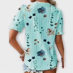 Emily™ | Blusa com decote em V - | Benedita Lisboa