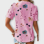 Emily™ | Blusa com decote em V - | Benedita Lisboa