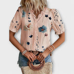 Emily™ | Blusa com decote em V - | Benedita Lisboa