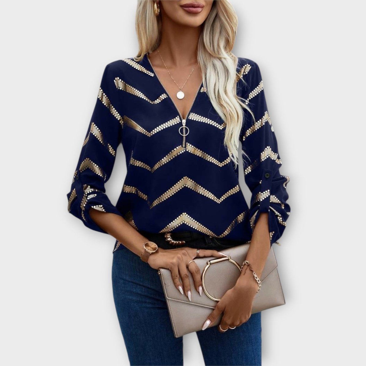 Emma™ | Blusa intemporal e elegante - | Benedita Lisboa