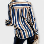 Emy™ | Blusa casual às riscas - | Benedita Lisboa
