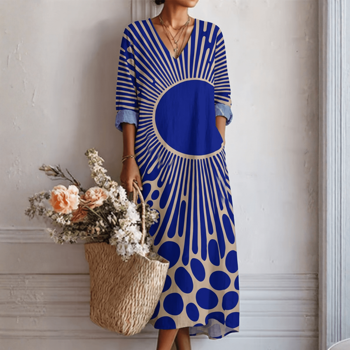 Eva™ | Vestido Confortável para o Dia a Dia - Vestido | Benedita Lisboa