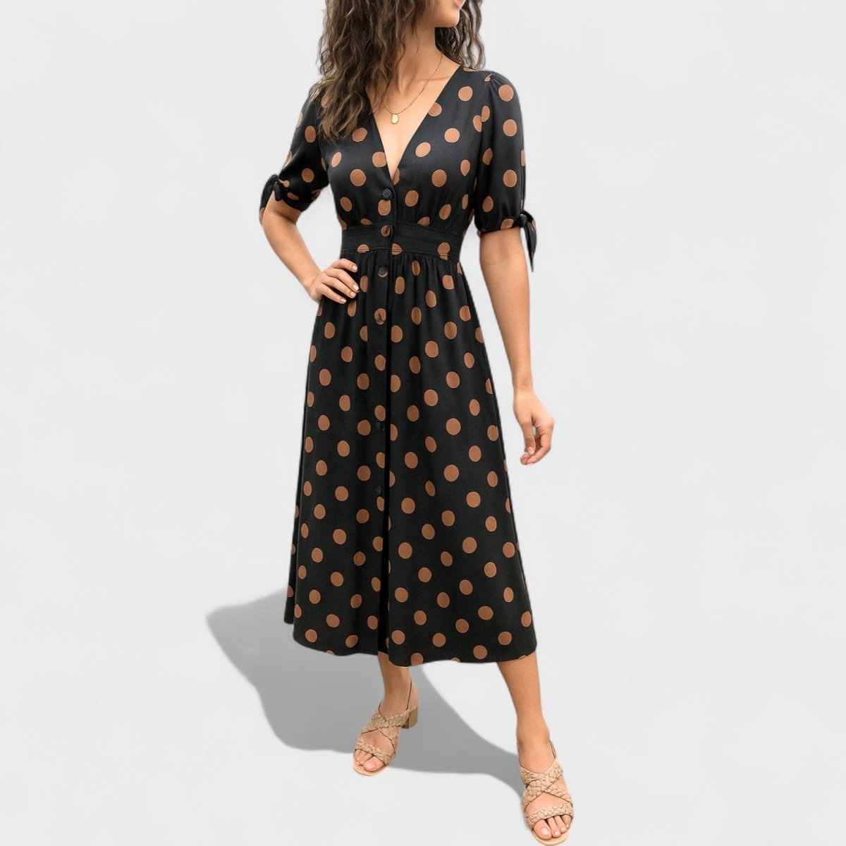Eva™ | Vestido Lunar Midi - | Benedita Lisboa