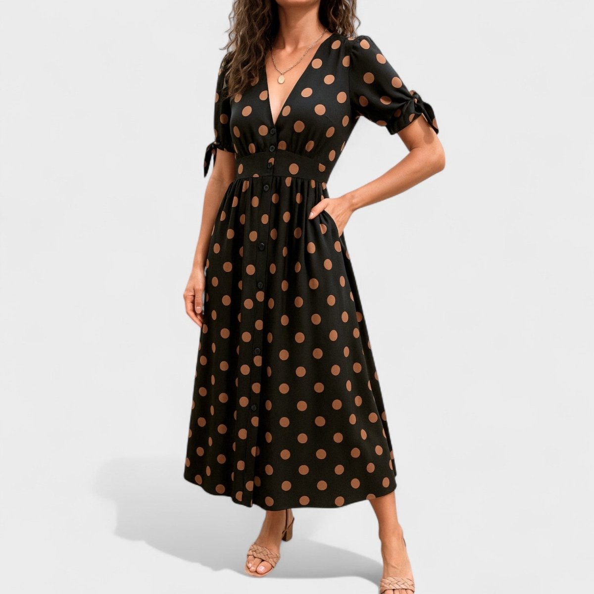 Eva™ | Vestido Lunar Midi - | Benedita Lisboa