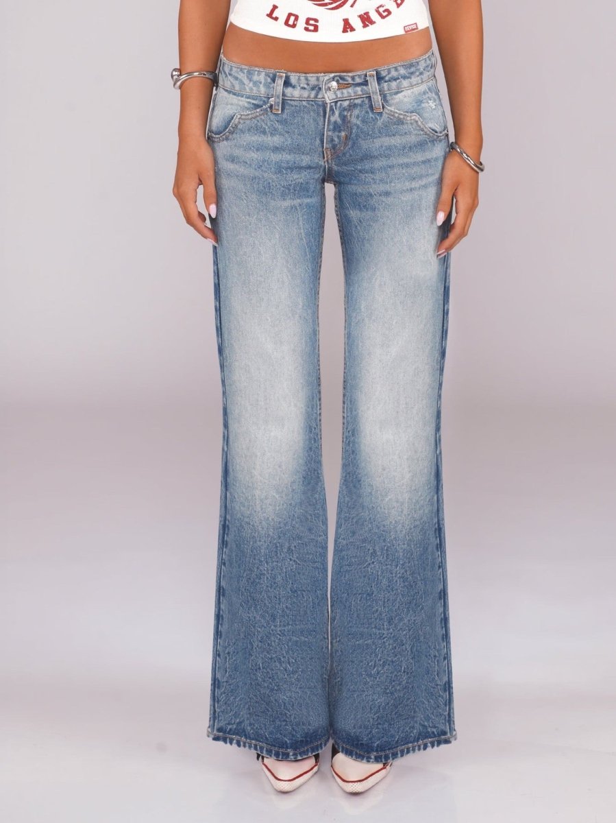 Fábia™ | Jeans Boca de Sino - 0 | Benedita Lisboa