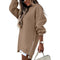 Fall Winter Fashion Stitching Side Zipper Design Pullover Sweater For Women - 0 | Benedita Lisboa