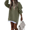 Fall Winter Fashion Stitching Side Zipper Design Pullover Sweater For Women - 0 | Benedita Lisboa