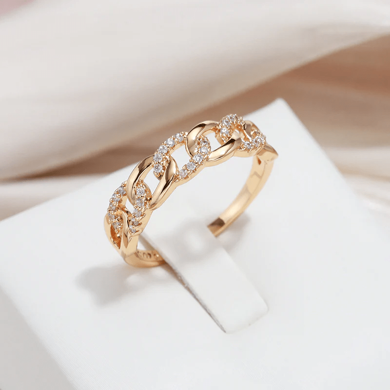 Fátima - Anel Dourado “Malla Chic” - Rings | Benedita Lisboa