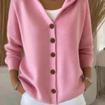Felicia™ | Cardigan moderno com capuz - | Benedita Lisboa