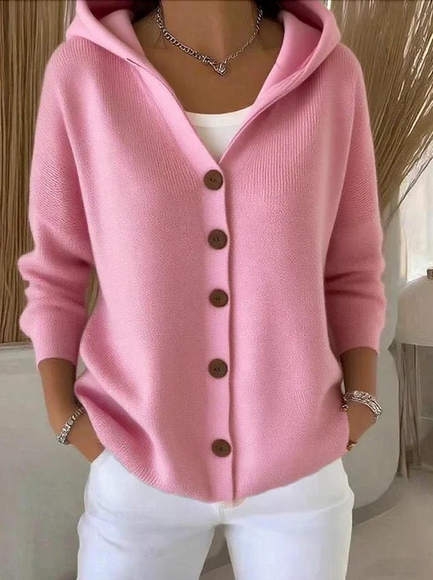 Felicia™ | Cardigan moderno com capuz - | Benedita Lisboa