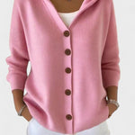 Felicia™ | Cardigan moderno com capuz - | Benedita Lisboa