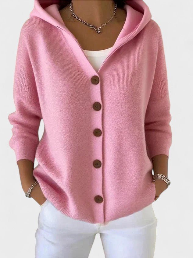 Felicia™ | Cardigan moderno com capuz - | Benedita Lisboa