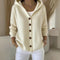 Felicia™ | Cardigan moderno com capuz - | Benedita Lisboa