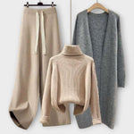 Flair™ | Conjunto casual de 3 peças - | Benedita Lisboa