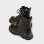 Flávia™ | Botas de couro para mulher - | Benedita Lisboa