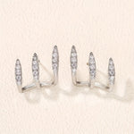 Flora - Brinco Triplo Elegante - | Benedita Lisboa