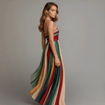FLORA™ | Vestido sem mangas colorido - | Benedita Lisboa