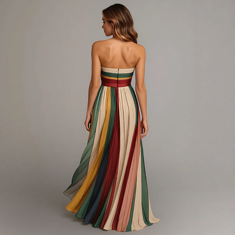 FLORA™ | Vestido sem mangas colorido - | Benedita Lisboa