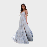 Florencia™ | Vestido longo boémio com fenda e folhos. - | Benedita Lisboa
