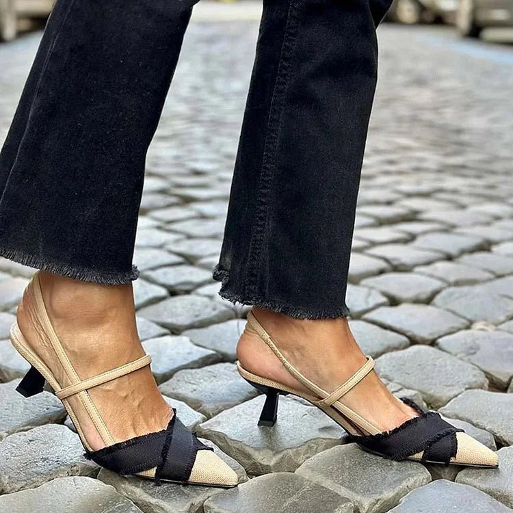 Florette™ | Elegantes sapatos slingback - | Benedita Lisboa