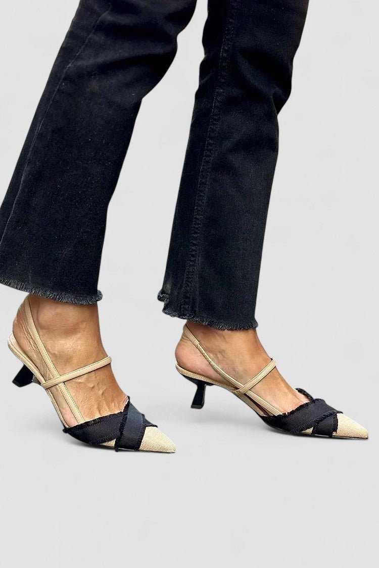 Florette™ | Elegantes sapatos slingback - | Benedita Lisboa