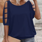 Francisca™ | Camisa Com Ombros Descobertos e Detalhes Elegantes, Ideal para Dias Quentes - Maglie donna | Benedita Lisboa