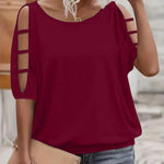 Francisca™ | Camisa Com Ombros Descobertos e Detalhes Elegantes, Ideal para Dias Quentes - Maglie donna | Benedita Lisboa