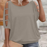 Francisca™ | Camisa Com Ombros Descobertos e Detalhes Elegantes, Ideal para Dias Quentes - Maglie donna | Benedita Lisboa