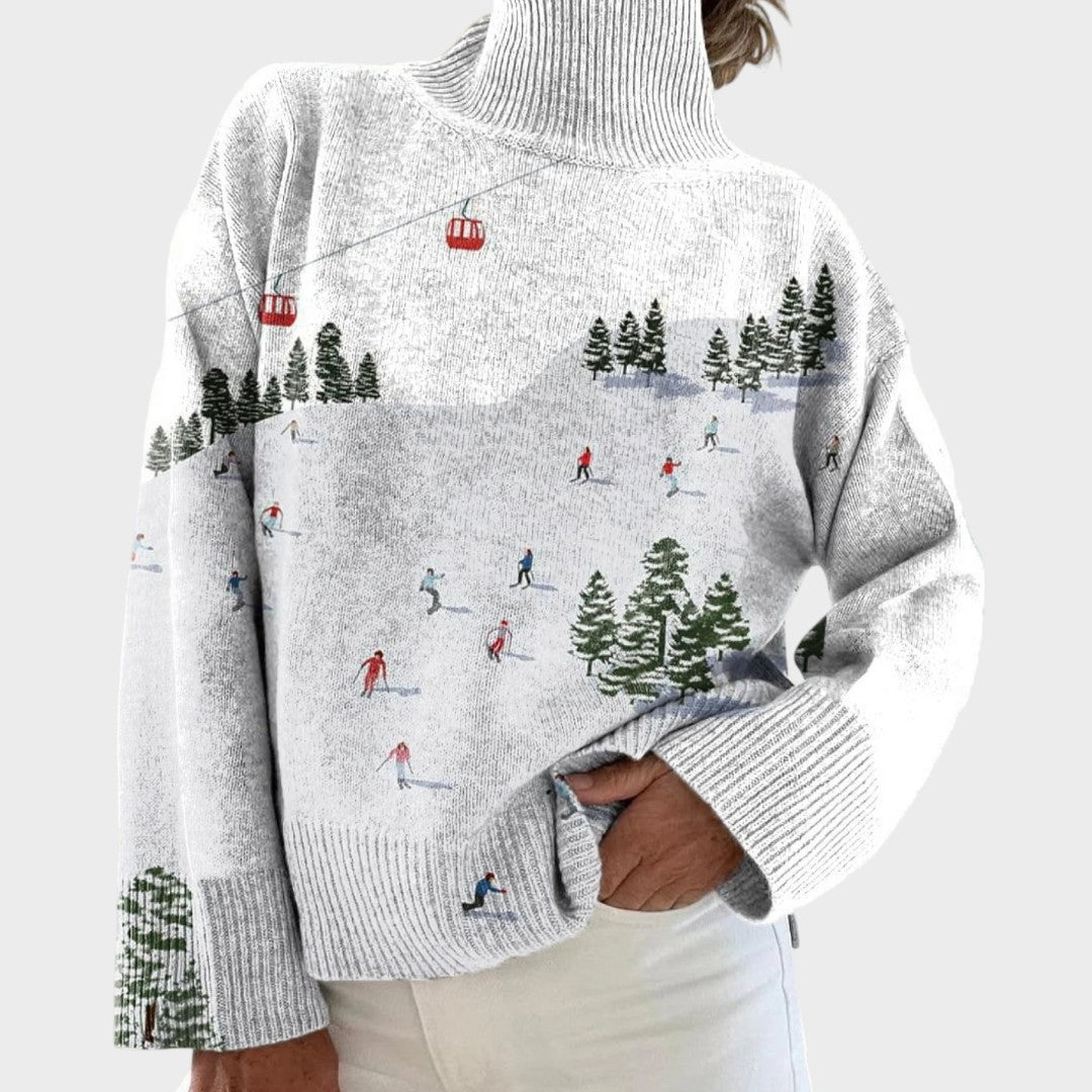 Francisca™ | Camisola de Malha Artística - | Benedita Lisboa