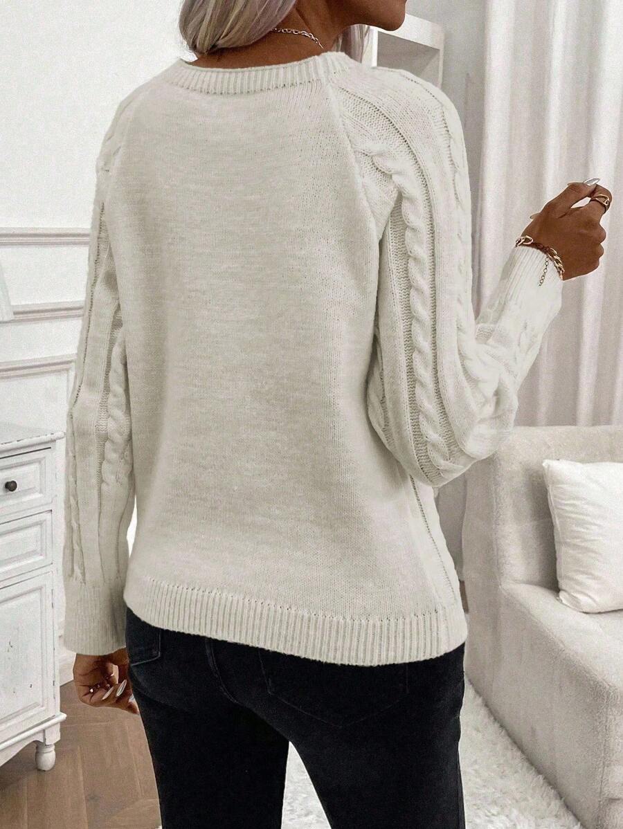 Francisca™ | Camisola de Malha com Botões - | Benedita Lisboa