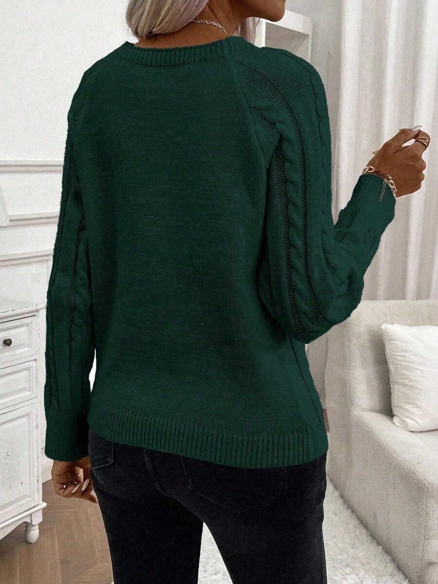 Francisca™ | Camisola de Malha com Botões - | Benedita Lisboa