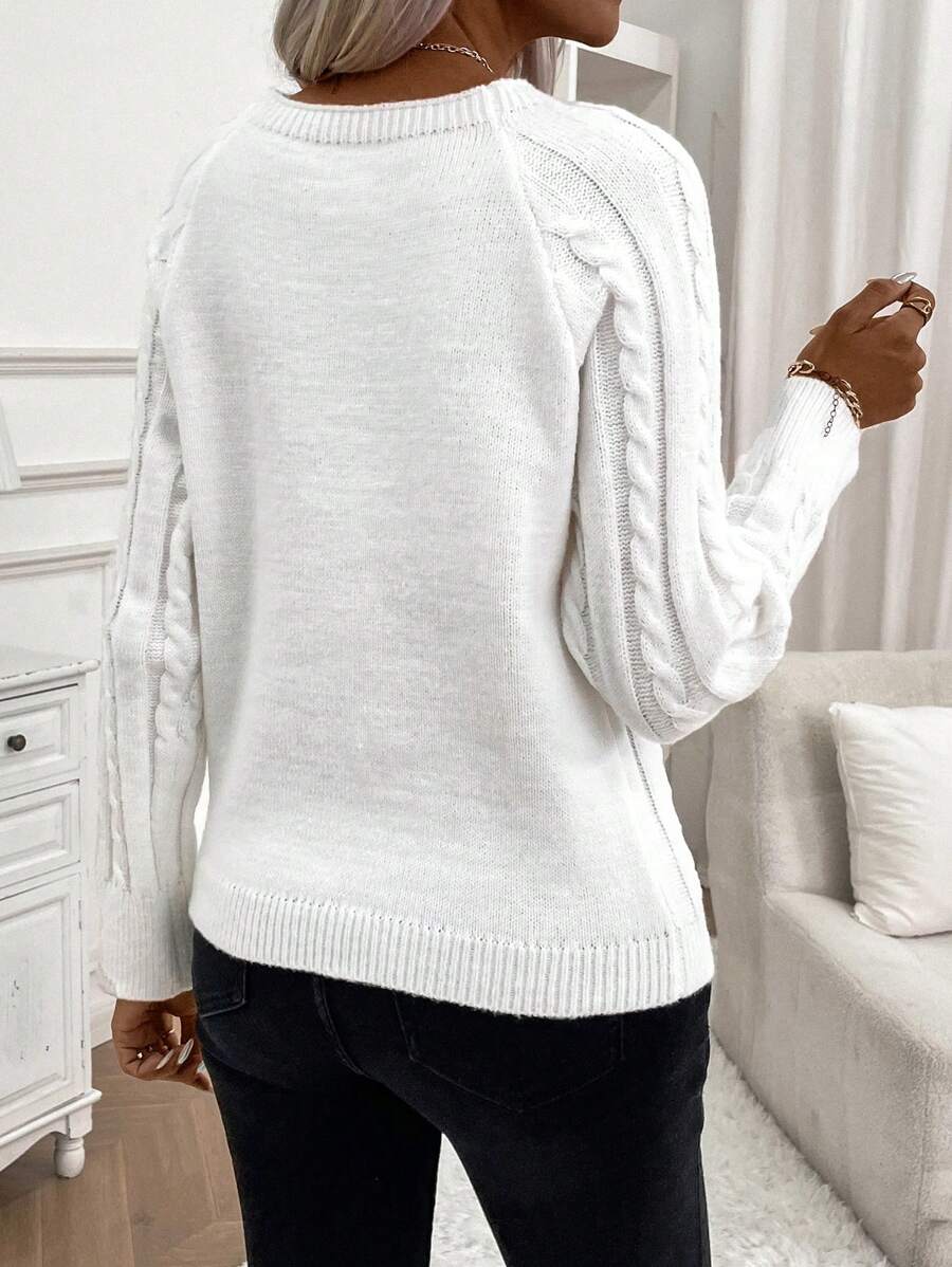 Francisca™ | Camisola de Malha com Botões - | Benedita Lisboa
