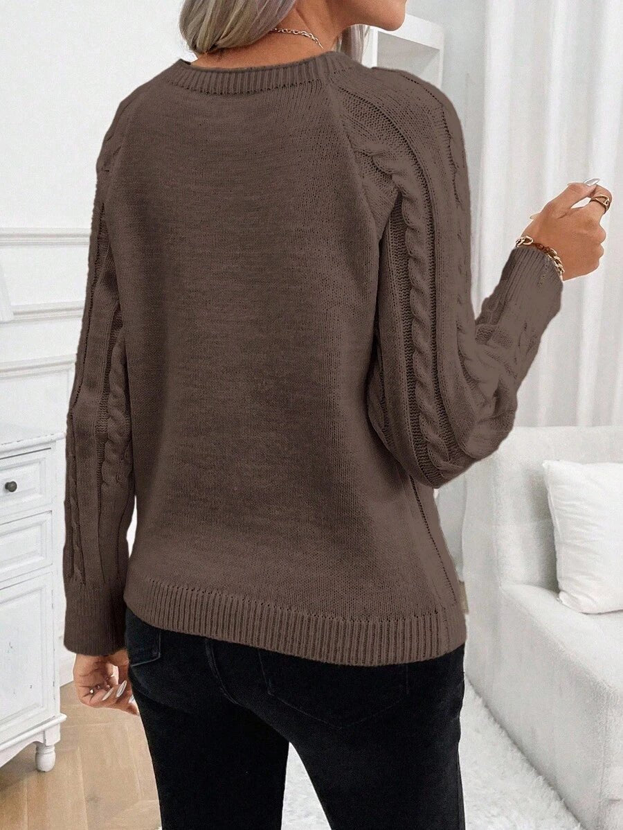 Francisca™ | Camisola de Malha com Botões - | Benedita Lisboa