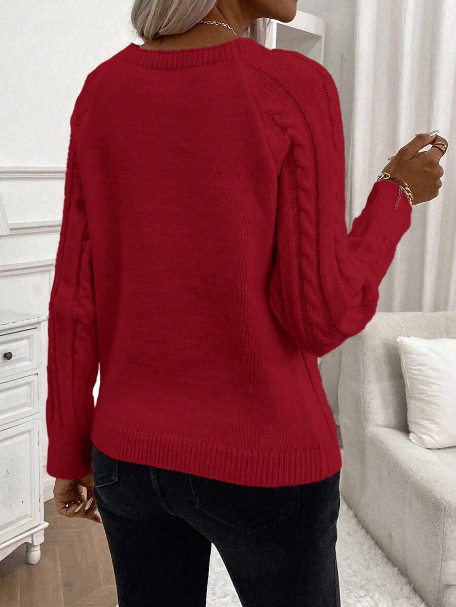Francisca™ | Camisola de Malha com Botões - | Benedita Lisboa